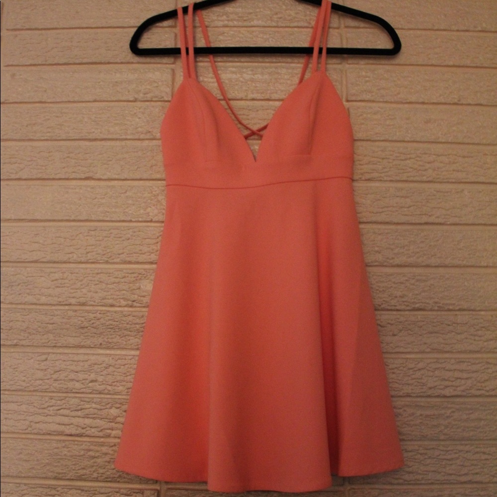 NBD SALMON DRESS